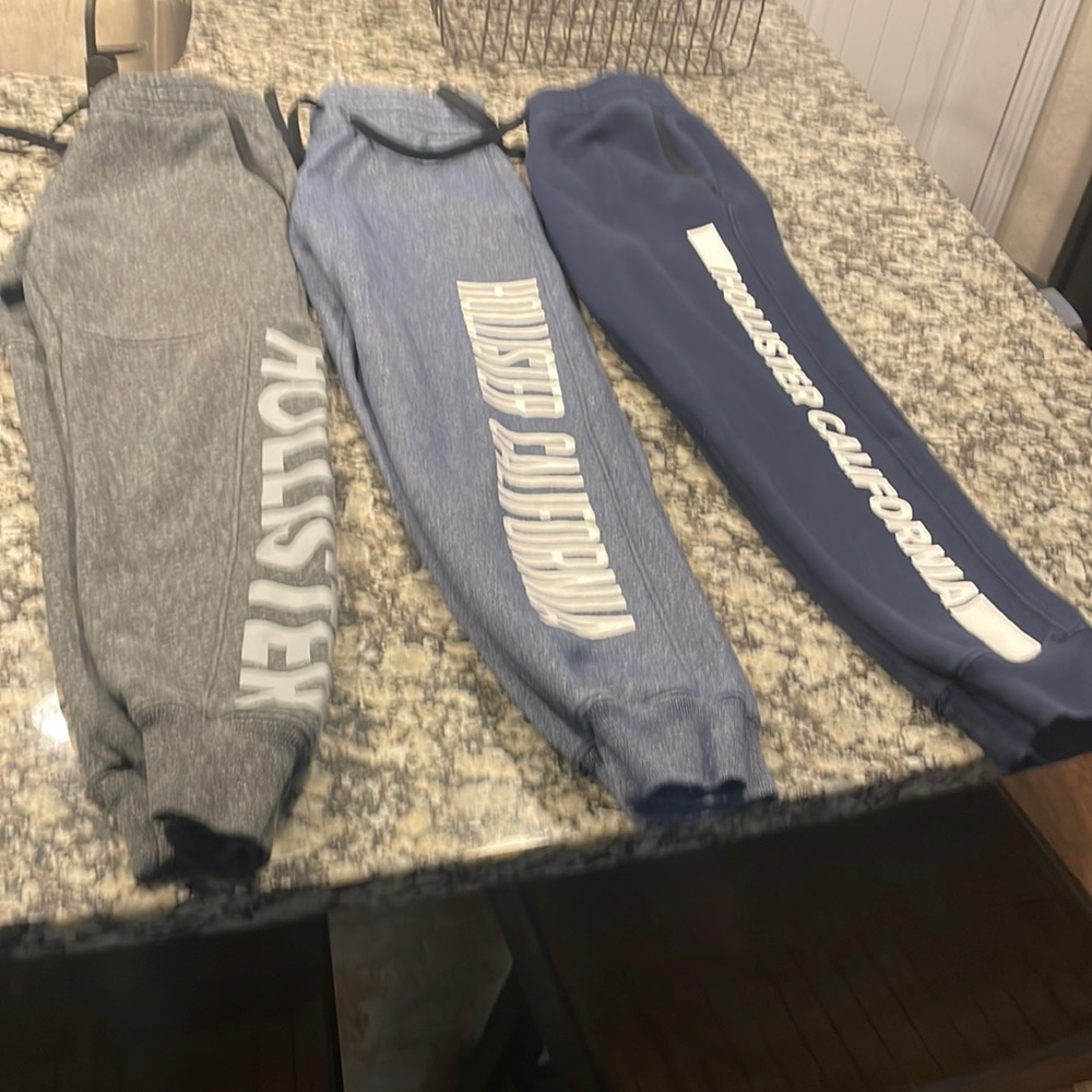 Lot of 3 Hollister Joggers